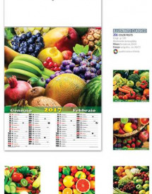 calendario classico color fruits