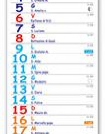 calendario olandese crazy slim