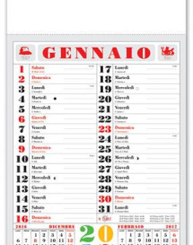 calendario olandese multicolor