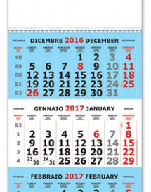 calendario olandese trittico 1 spirale