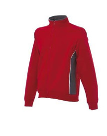 felpa cagliari red/grey