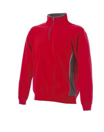 felpa uomo bari red grey