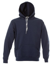 felpa con cappuccio biella blue denim