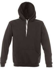 felpa con cappuccio biella black